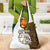 Walleye Fishing Grocery Bag with Reeds Background and Custom Name Design - Wonder Print Shop