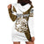 Walleye Fishing Hoodie Dress with Reeds Background and Custom Name Design - Wonder Print Shop