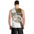 Walleye Fishing Men Tank Top with Reeds Background and Custom Name Design - Wonder Print Shop