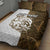 Walleye Fishing Quilt Bed Set with Reeds Background and Custom Name Design - Wonder Print Shop