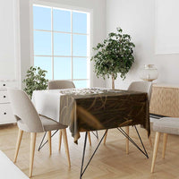 Walleye Fishing Tablecloth with Reeds Background and Custom Name Design - Wonder Print Shop