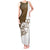 Walleye Fishing Tank Maxi Dress with Reeds Background and Custom Name Design - Wonder Print Shop