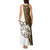 Walleye Fishing Tank Maxi Dress with Reeds Background and Custom Name Design - Wonder Print Shop