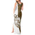 Walleye Fishing Tank Maxi Dress with Reeds Background and Custom Name Design - Wonder Print Shop