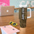 Walleye Fishing Tumbler With Handle with Reeds Background and Custom Name Design - Wonder Print Shop