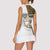 Walleye Fishing Women Sleeveless Polo Shirt with Reeds Background and Custom Name Design - Wonder Print Shop