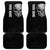 Bowling Skull Car Mats with American Flag and Custom Name Text Design - Wonder Print Shop