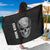 Bowling Skull Sarong with American Flag and Custom Name Text Design - Wonder Print Shop