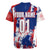 Moto X Skull Graphic Rugby Jersey with Red White Blue Splatter and Custom Number Design - Wonder Print Shop