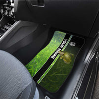 Crappie Fish Green Underwater Graphic Car Mats with Custom Name and Fishing Logo Design - Wonder Print Shop