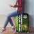 Crappie Fish Green Underwater Graphic Luggage Cover with Custom Name and Fishing Logo Design - Wonder Print Shop