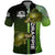 Crappie Fish Green Underwater Graphic Polo Shirt with Custom Name and Fishing Logo Design - Wonder Print Shop