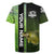 Crappie Fish Green Underwater Graphic Rugby Jersey with Custom Name and Fishing Logo Design - Wonder Print Shop