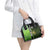 Crappie Fish Green Underwater Graphic Shoulder Handbag with Custom Name and Fishing Logo Design - Wonder Print Shop