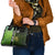 Crappie Fish Green Underwater Graphic Shoulder Handbag with Custom Name and Fishing Logo Design - Wonder Print Shop