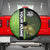 Crappie Fish Green Underwater Graphic Spare Tire Cover with Custom Name and Fishing Logo Design - Wonder Print Shop