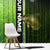Crappie Fish Green Underwater Graphic Window Curtain with Custom Name and Fishing Logo Design - Wonder Print Shop