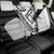 Golf Club Monochrome Design Back Car Seat Cover with Golf Ball and Club Graphic and Custom Name Print - Wonder Print Shop