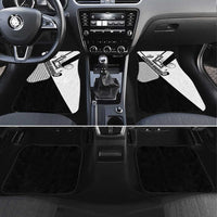 Golf Club Monochrome Design Car Mats with Golf Ball and Club Graphic and Custom Name Print - Wonder Print Shop
