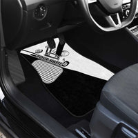 Golf Club Monochrome Design Car Mats with Golf Ball and Club Graphic and Custom Name Print - Wonder Print Shop