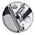 Golf Club Monochrome Design Spare Tire Cover with Golf Ball and Club Graphic and Custom Name Print - Wonder Print Shop