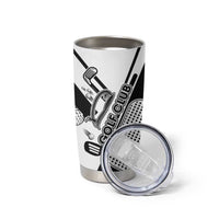 Golf Club Monochrome Design Tumbler Cup with Golf Ball and Club Graphic and Custom Name Print - Wonder Print Shop