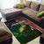 Musky Fishing Design Area Rug with American Flag Background and Custom Name Print - Wonder Print Shop