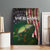 Musky Fishing Design Canvas Wall Art with American Flag Background and Custom Name Print - Wonder Print Shop