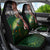 Musky Fishing Design Car Seat Cover with American Flag Background and Custom Name Print - Wonder Print Shop