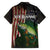 Musky Fishing Design Hawaiian Shirt with American Flag Background and Custom Name Print - Wonder Print Shop