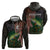 Musky Fishing Design Hoodie with American Flag Background and Custom Name Print - Wonder Print Shop