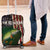 Musky Fishing Design Luggage Cover with American Flag Background and Custom Name Print - Wonder Print Shop