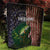 Musky Fishing Design Quilt with American Flag Background and Custom Name Print - Wonder Print Shop