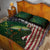 Musky Fishing Design Quilt Bed Set with American Flag Background and Custom Name Print - Wonder Print Shop