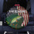 Musky Fishing Design Spare Tire Cover with American Flag Background and Custom Name Print - Wonder Print Shop