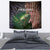 Musky Fishing Design Tapestry with American Flag Background and Custom Name Print - Wonder Print Shop
