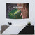 Musky Fishing Design Tapestry with American Flag Background and Custom Name Print - Wonder Print Shop