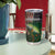 Musky Fishing Design Tumbler Cup with American Flag Background and Custom Name Print - Wonder Print Shop