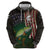 Musky Fishing Design Zip Hoodie with American Flag Background and Custom Name Print - Wonder Print Shop