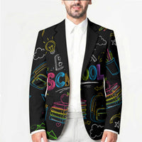 Back To School New Year New Chapter Blazer Colorful Neon Chalkboard Doodle School Supplies