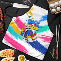 Back To School Apron New Year New Chapter Colorful Paint Splatter
