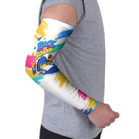 Back To School Arm Sleeves New Year New Chapter Colorful Paint Splatter
