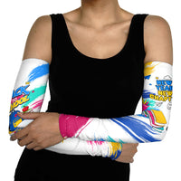 Back To School Arm Sleeves New Year New Chapter Colorful Paint Splatter