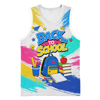 Back To School Basketball Jersey New Year New Chapter Colorful Paint Splatter