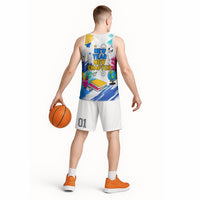 Back To School Basketball Jersey New Year New Chapter Colorful Paint Splatter