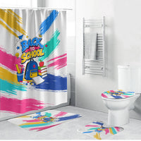 Back To School Bathroom Set New Year New Chapter Colorful Paint Splatter