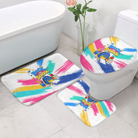 Back To School Bathroom Set New Year New Chapter Colorful Paint Splatter