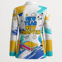 Back To School Blazer New Year New Chapter Colorful Paint Splatter