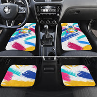 Back To School Car Mats New Year New Chapter Colorful Paint Splatter