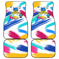 Back To School Car Mats New Year New Chapter Colorful Paint Splatter